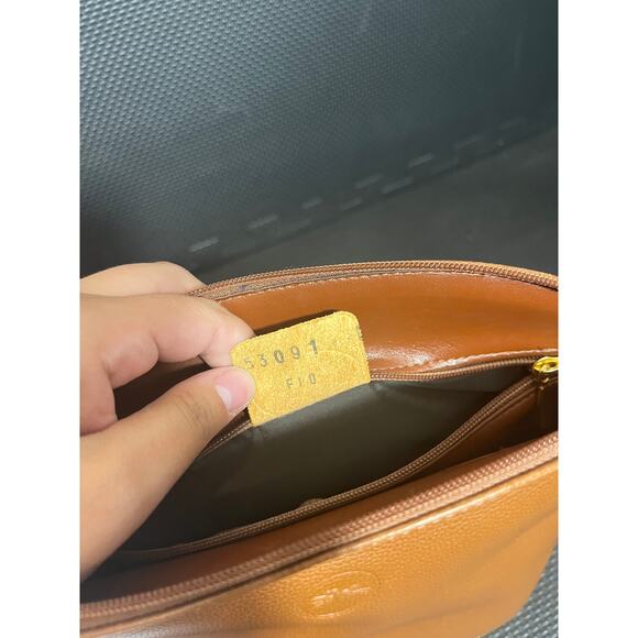 Longchamp Brown Leather Crossbody Style Bag Purse Paris Vintage - Picture 7 of 15